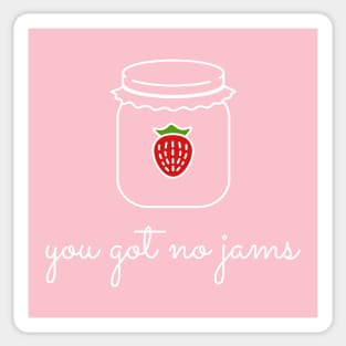 BTS RM "You got no jams" strawberry jelly Tshirt Sticker